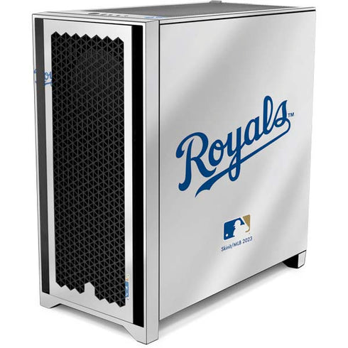 MLB Kansas City Royals Jersey Corsair 4000D Tempered Glass Mid-Tower ATX Case Skin