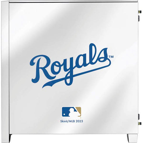 MLB Kansas City Royals Jersey Corsair 4000D Tempered Glass Mid-Tower ATX Case Skin