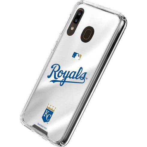 MLB Kansas City Royals Jersey Galaxy A30 Clear Case