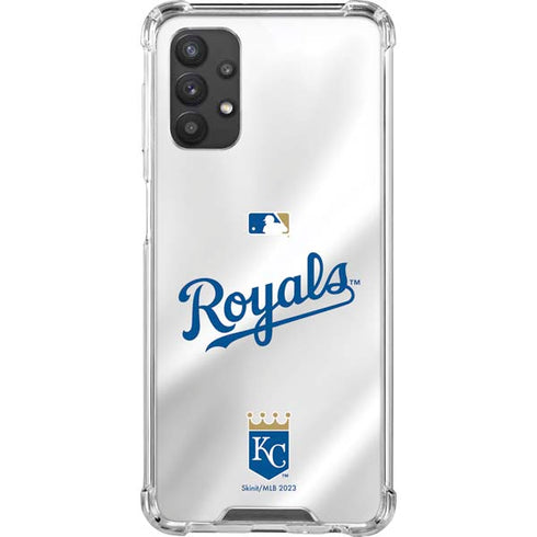 MLB Kansas City Royals Jersey Galaxy A32 5G Clear Case