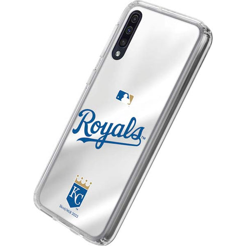 MLB Kansas City Royals Jersey Galaxy A50 Clear Case