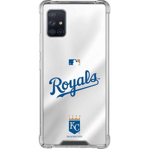 MLB Kansas City Royals Jersey Galaxy A51 5G Clear Case