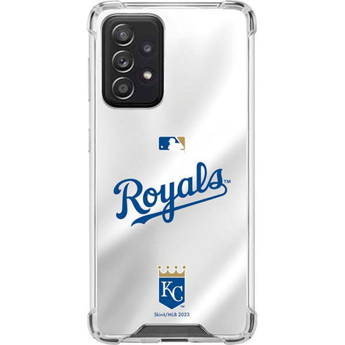 MLB Kansas City Royals Jersey Galaxy A52 5G Clear Case