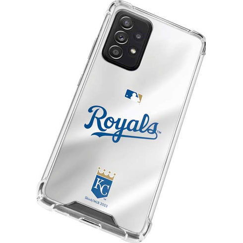 MLB Kansas City Royals Jersey Galaxy A52 5G Clear Case