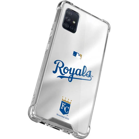 MLB Kansas City Royals Jersey Galaxy A71 5G Clear Case