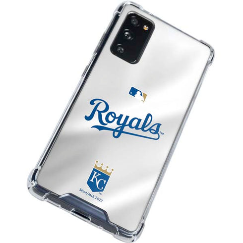 MLB Kansas City Royals Jersey Galaxy S20 FE Clear Case