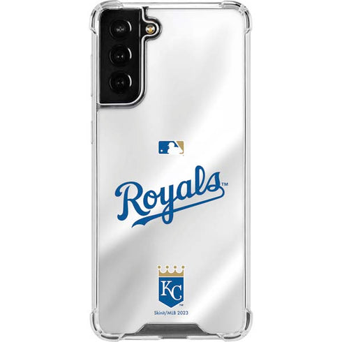 MLB Kansas City Royals Jersey Galaxy S21 FE Clear Case