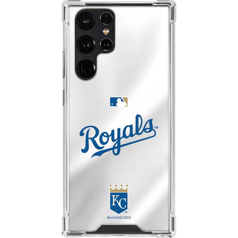 MLB Kansas City Royals Jersey Galaxy S22 Ultra Clear Case