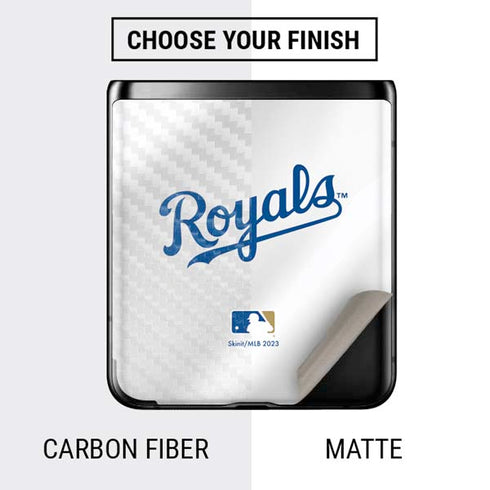 MLB Kansas City Royals Jersey Galaxy Z Flip Skin
