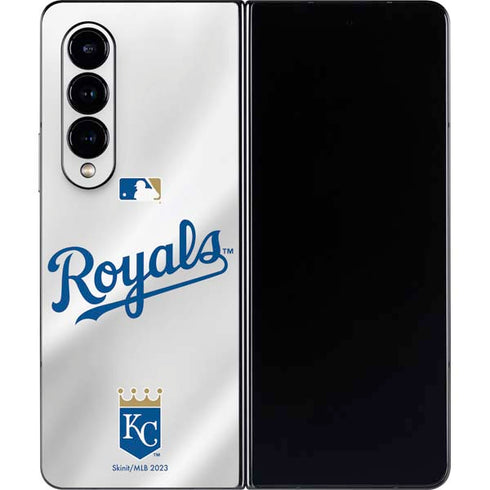 MLB Kansas City Royals Jersey Galaxy Z Fold4 5G Skin