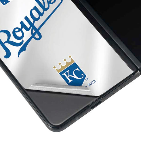 MLB Kansas City Royals Jersey Galaxy Z Fold4 5G Skin