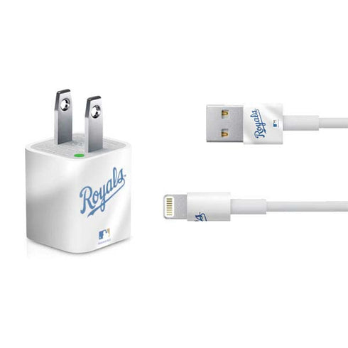MLB Kansas City Royals Jersey iPhone Charger (5W USB) Skin
