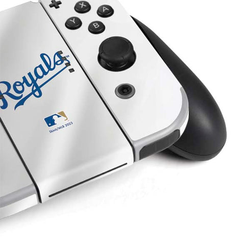 MLB Kansas City Royals Jersey Nintendo Switch OLED (2021) Skin