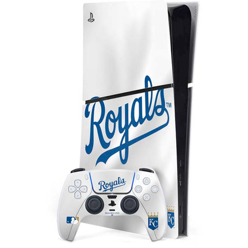 MLB Kansas City Royals Jersey PS5 Slim Digital Edition Console Skin
