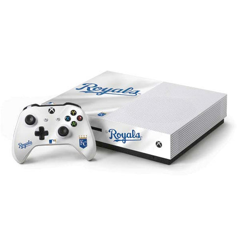 MLB Kansas City Royals Jersey Xbox One S Console and Controller Bundle Skin
