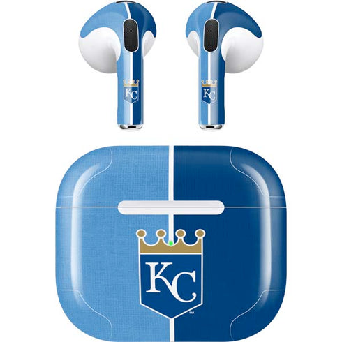 MLB Kansas City Royals Split Apple AirPods (3rd Gen 2021) Skin
