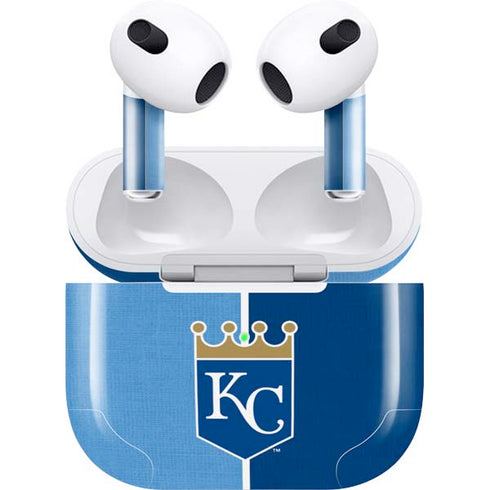 MLB Kansas City Royals Split Apple AirPods (3rd Gen 2021) Skin