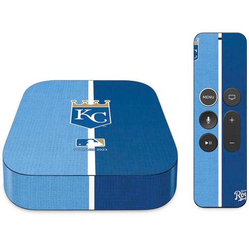 MLB Kansas City Royals Split Apple TV Skin