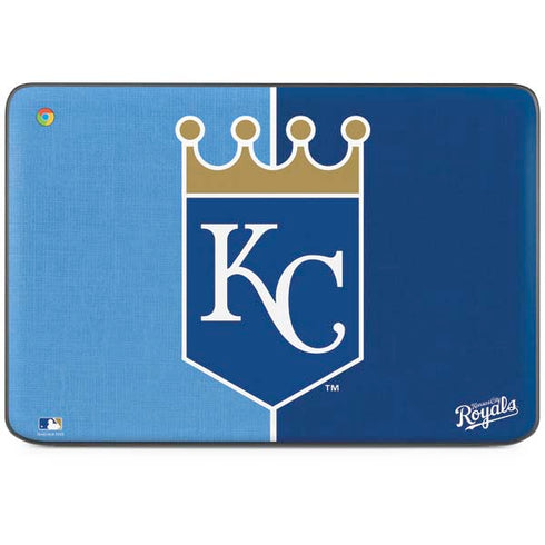 MLB Kansas City Royals Split HP Chromebook Skin