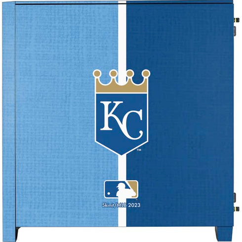 MLB Kansas City Royals Split Corsair 4000D Tempered Glass Mid-Tower ATX Case Skin