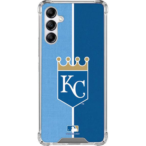 MLB Kansas City Royals Split Galaxy A14 5G Clear Case