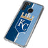 MLB Kansas City Royals Split Galaxy A21 Clear Case