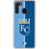 MLB Kansas City Royals Split Galaxy A21 Clear Case