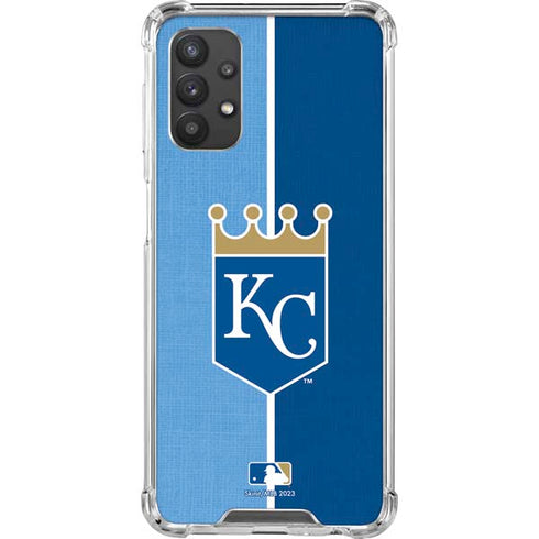 MLB Kansas City Royals Split Galaxy A32 5G Clear Case