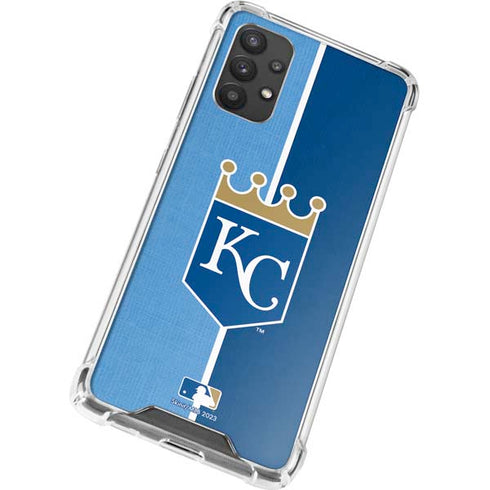 MLB Kansas City Royals Split Galaxy A32 5G Clear Case