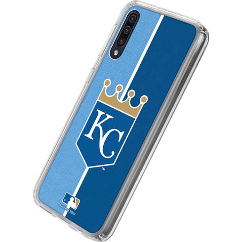 MLB Kansas City Royals Split Galaxy A50 Clear Case