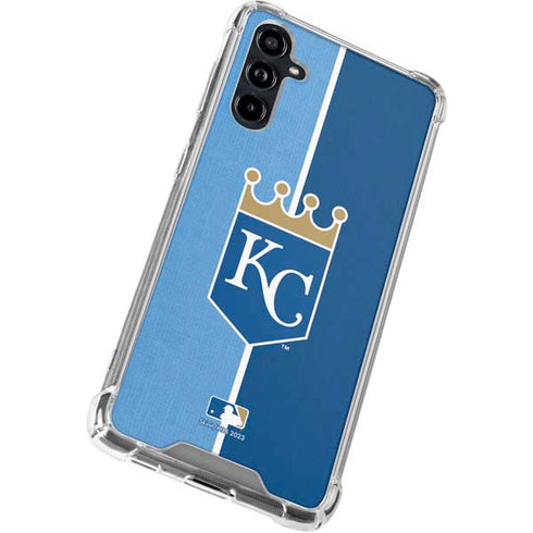 MLB Kansas City Royals Split Galaxy A54 5G Clear Case