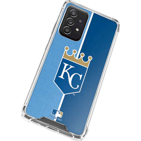 MLB Kansas City Royals Split Galaxy A72 5G Clear Case