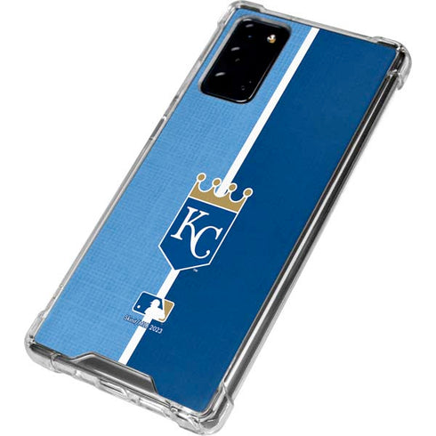 MLB Kansas City Royals Split Galaxy Note20 5G Clear Case