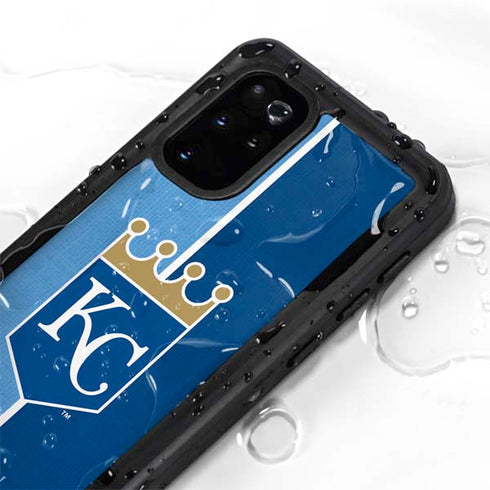 MLB Kansas City Royals Split Galaxy S20 Plus Waterproof Case