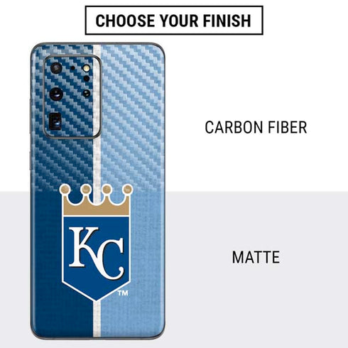 MLB Kansas City Royals Split Galaxy S20 Ultra 5G Skin