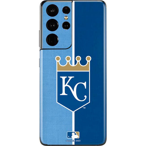 MLB Kansas City Royals Split Galaxy S21 Ultra 5G Skin
