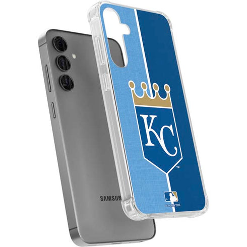 MLB Kansas City Royals Split Galaxy S24 Plus Clear Case