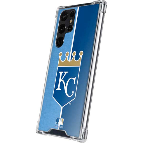 MLB Kansas City Royals Split Galaxy S24 Ultra Clear Case