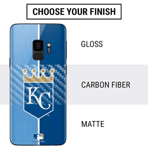 MLB Kansas City Royals Split Galaxy S9 Skin