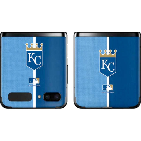 MLB Kansas City Royals Split Galaxy Z Flip Skin