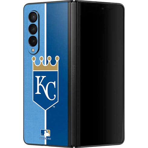 MLB Kansas City Royals Split Galaxy Z Fold3 5G Skin