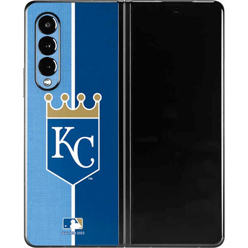 MLB Kansas City Royals Split Galaxy Z Fold3 5G Skin