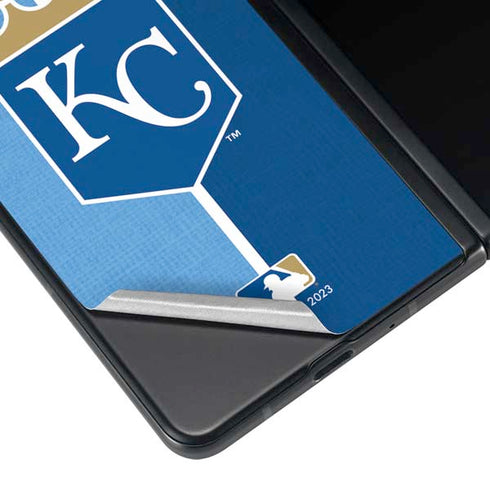 MLB Kansas City Royals Split Galaxy Z Fold3 5G Skin
