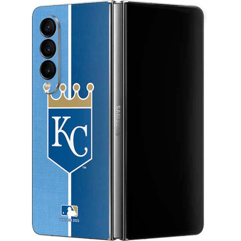 MLB Kansas City Royals Split Galaxy Z Fold4 5G Skin
