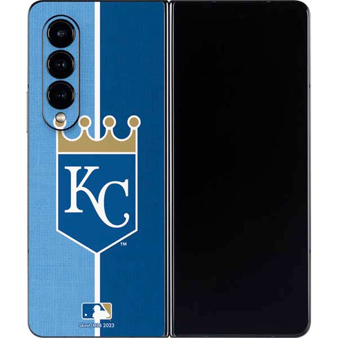 MLB Kansas City Royals Split Galaxy Z Fold4 5G Skin