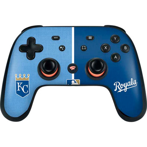 MLB Kansas City Royals Split Google Stadia Controller Skin