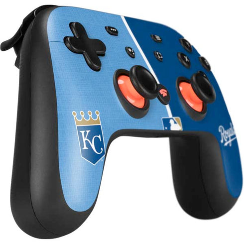 MLB Kansas City Royals Split Google Stadia Controller Skin
