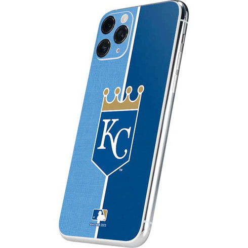 MLB Kansas City Royals Split iPhone 11 Pro Skin
