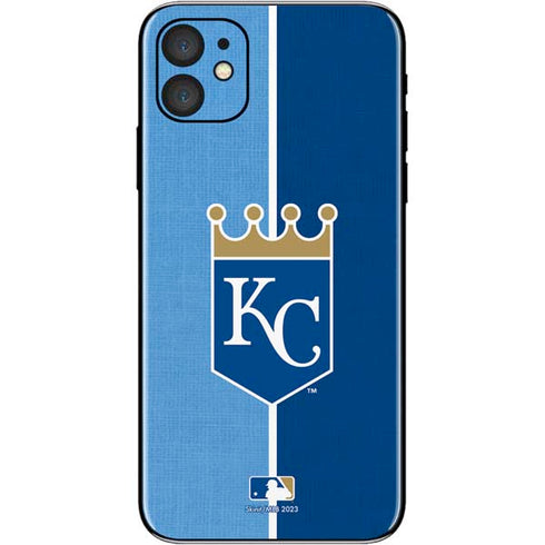 MLB Kansas City Royals Split iPhone 11 Skin