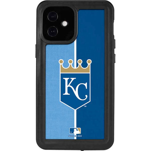 MLB Kansas City Royals Split iPhone 12 Mini Waterproof Case